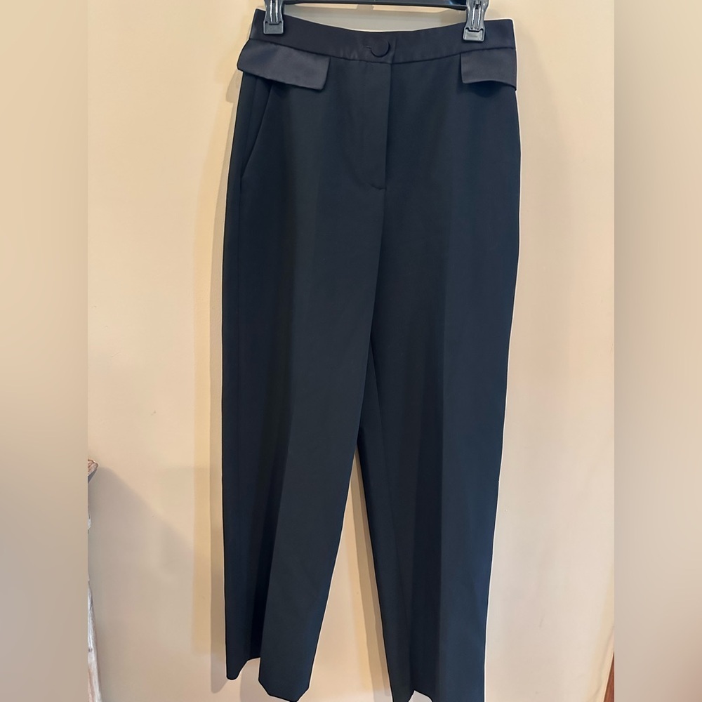 Zara high waisted wide leg dress pants